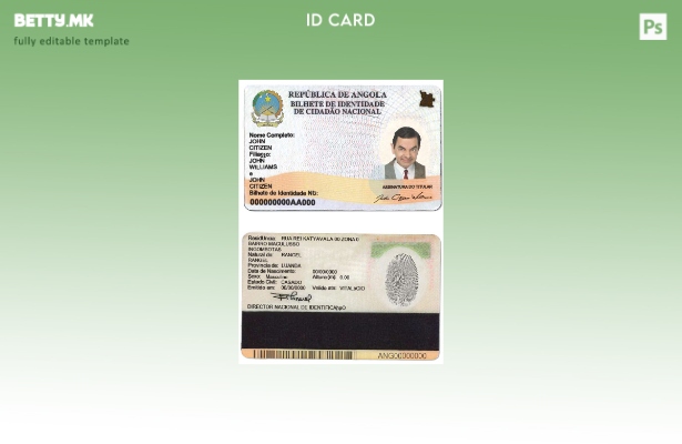 Модерен стил Шаблон Ангола Ид